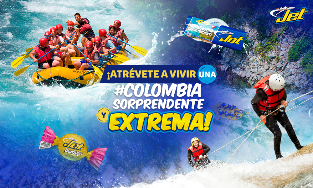 Lugares turísticos para hacer deportes extremos en Colombia Chocolates Jet
